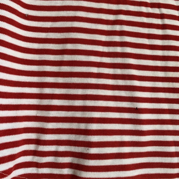 Loft Blouse Red White Top Summer Womens Size Small Casual - Picture 2 of 2